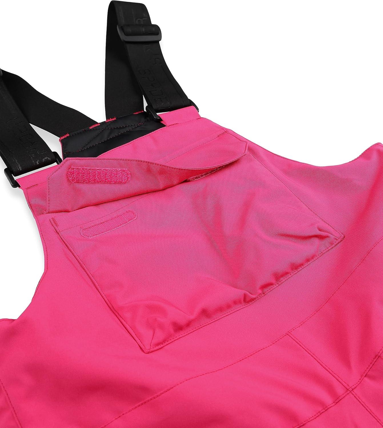 imageSpyder Boys Youth Scout Bib Ski PantsPink