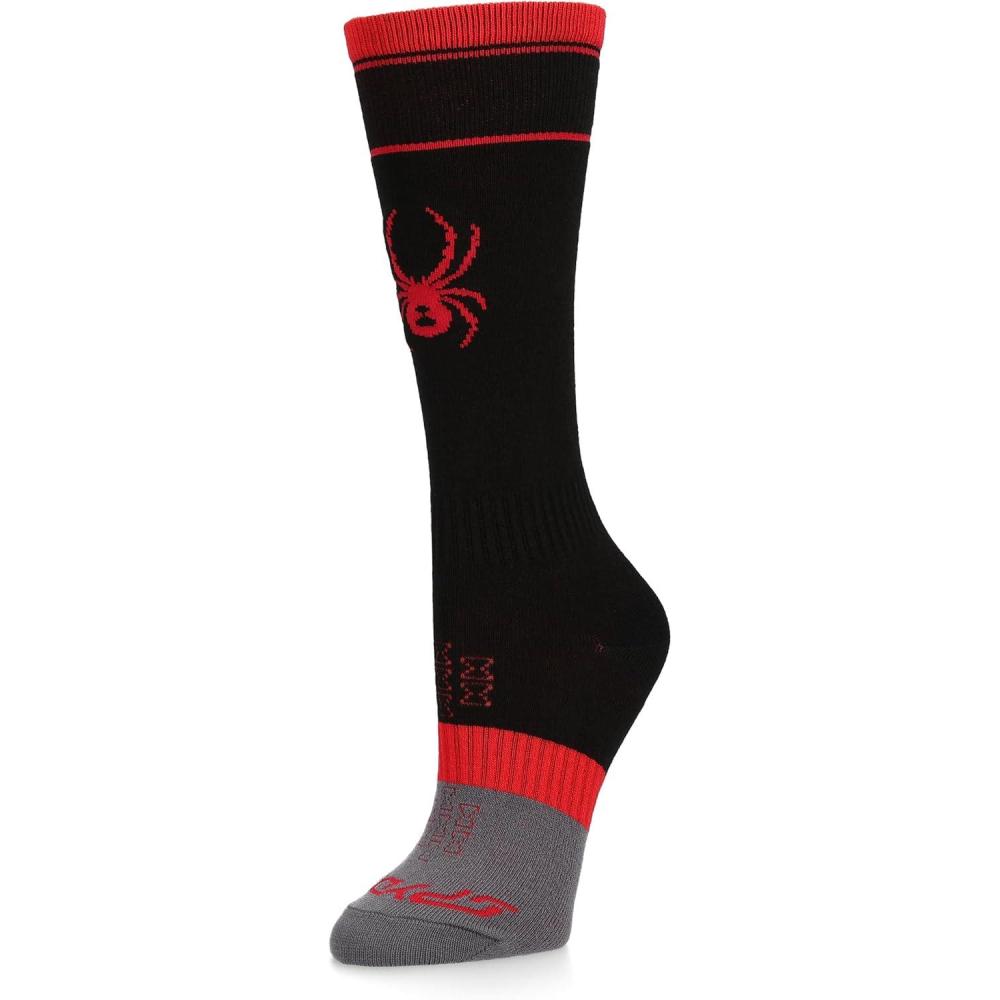 imageSpyder boys Youth Bug Liner Ski SocksBlack