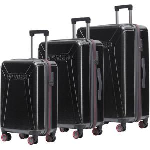 Spyder Traverse 20 Inch Carry On Expandable Hardside Upright Suitcase with 360° Spinner Wheels, TSA Approved Lock, Silver(Charcoal)