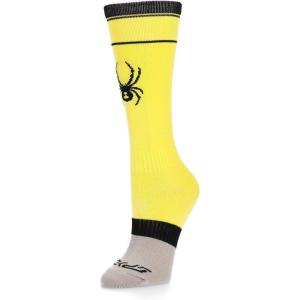 Spyder boys Youth Bug Liner Ski Socks(Acid Yellow)