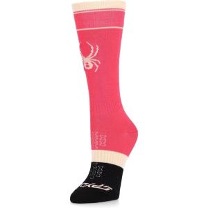 Spyder boys Youth Bug Liner Ski Socks(Prism Pink)