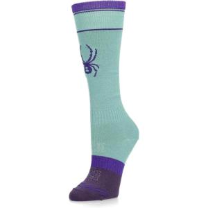 Spyder boys Youth Bug Liner Ski Socks(Sea Glass)