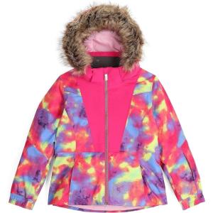 Spyder girls Lola Insulated Ski Jacket(Pink Combo)