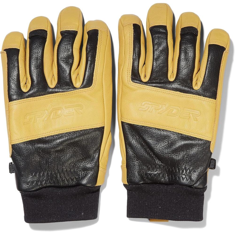 imageSpyder Mens Work Ski GlovesNatural