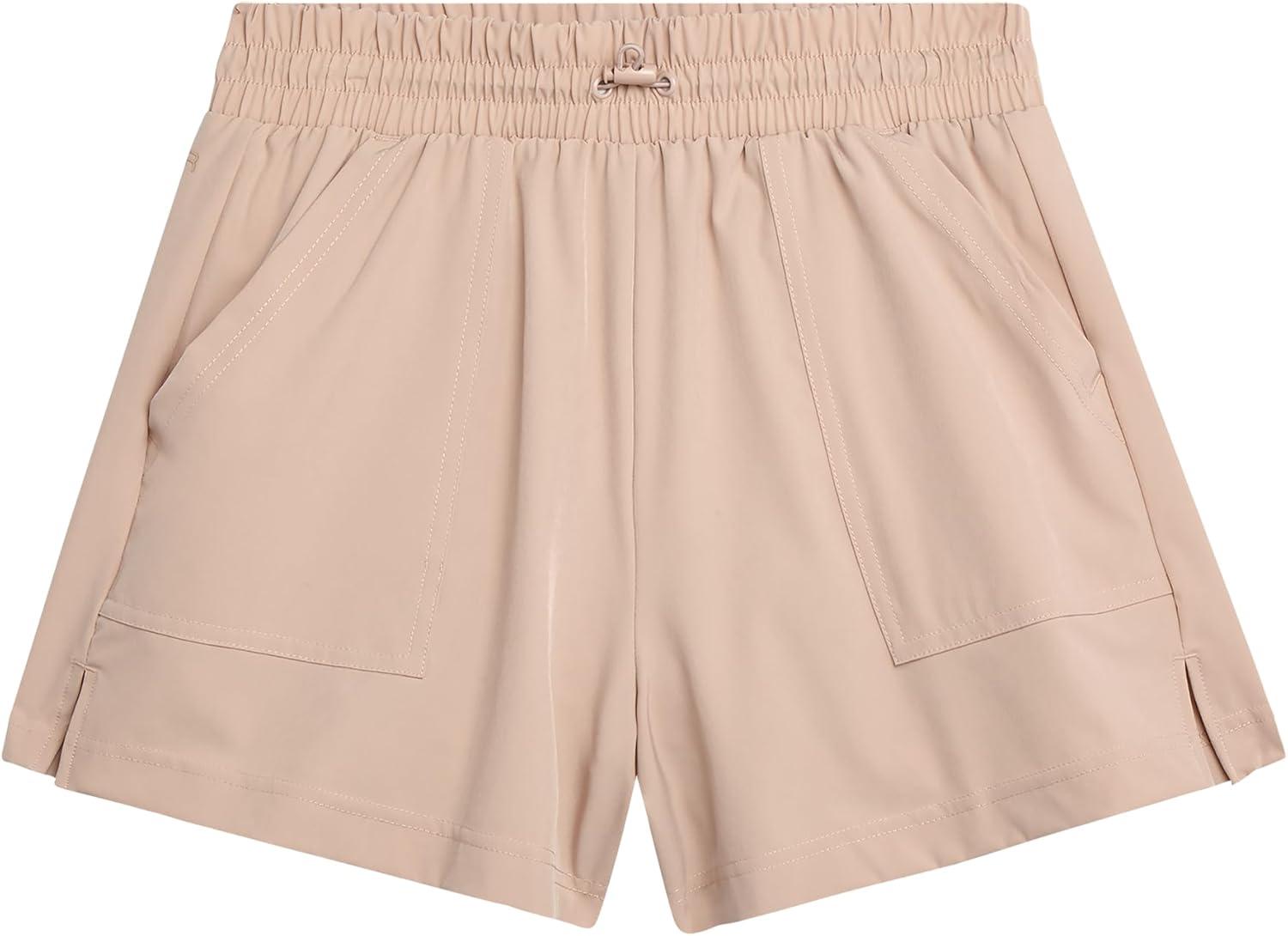 imageSpyder Womens Athletic Shorts Lightweight Stretch Woven Pull On Running Shorts for Women with Built in LinerMushroom