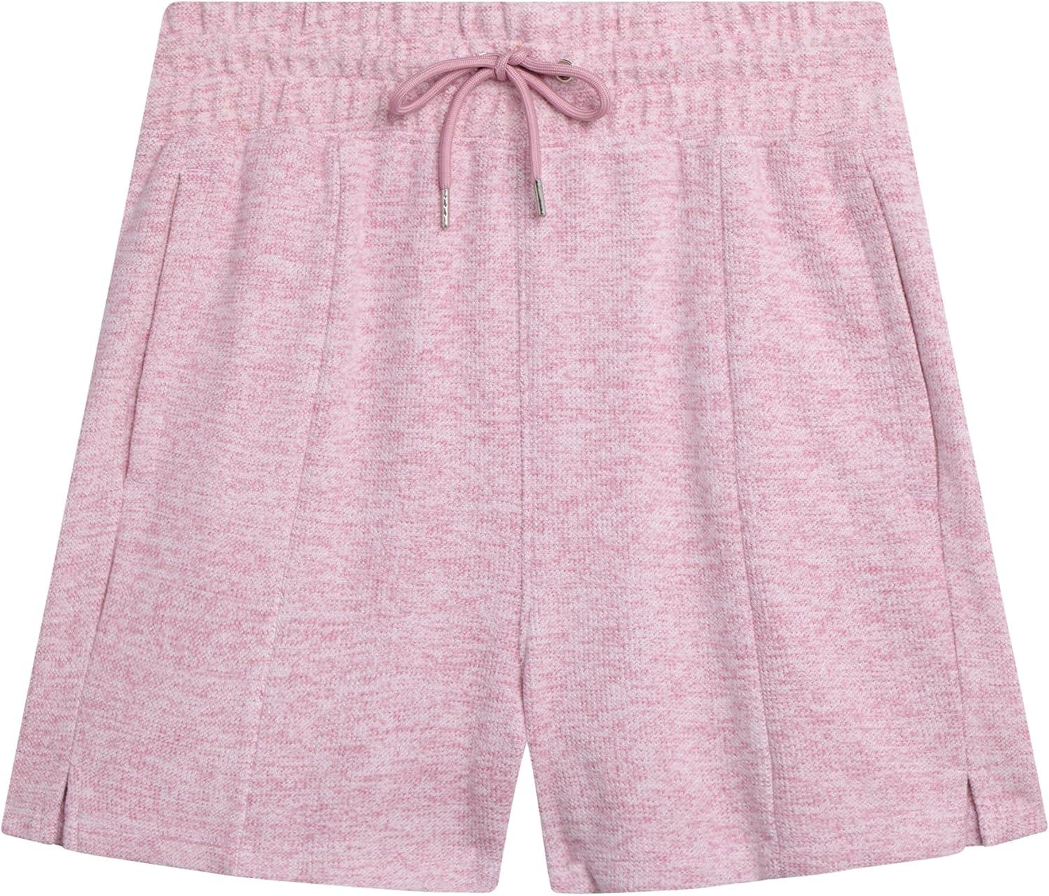 imageSpyder Womens Fleece Shorts Lightweight Cozy Terry Daily Athletic Shorts for Women with Pockets for Gym amp LoungewearLilac