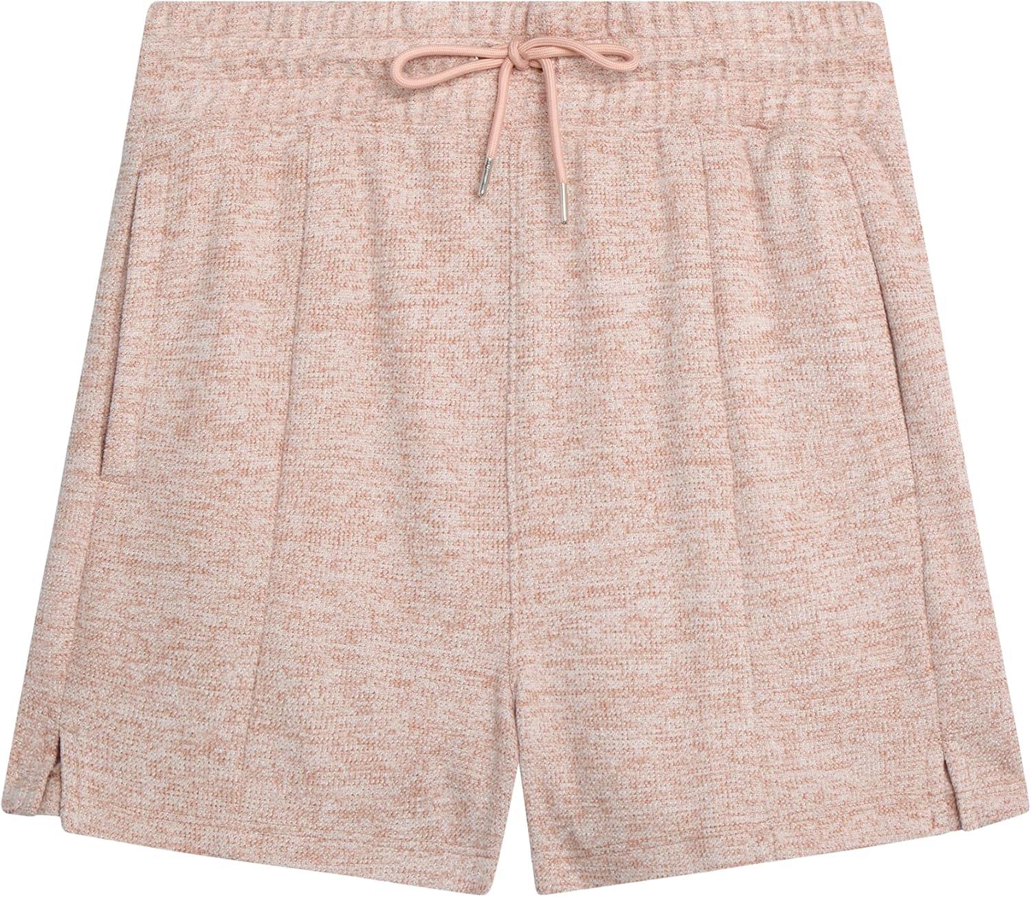imageSpyder Womens Fleece Shorts Lightweight Cozy Terry Daily Athletic Shorts for Women with Pockets for Gym amp LoungewearMushroom