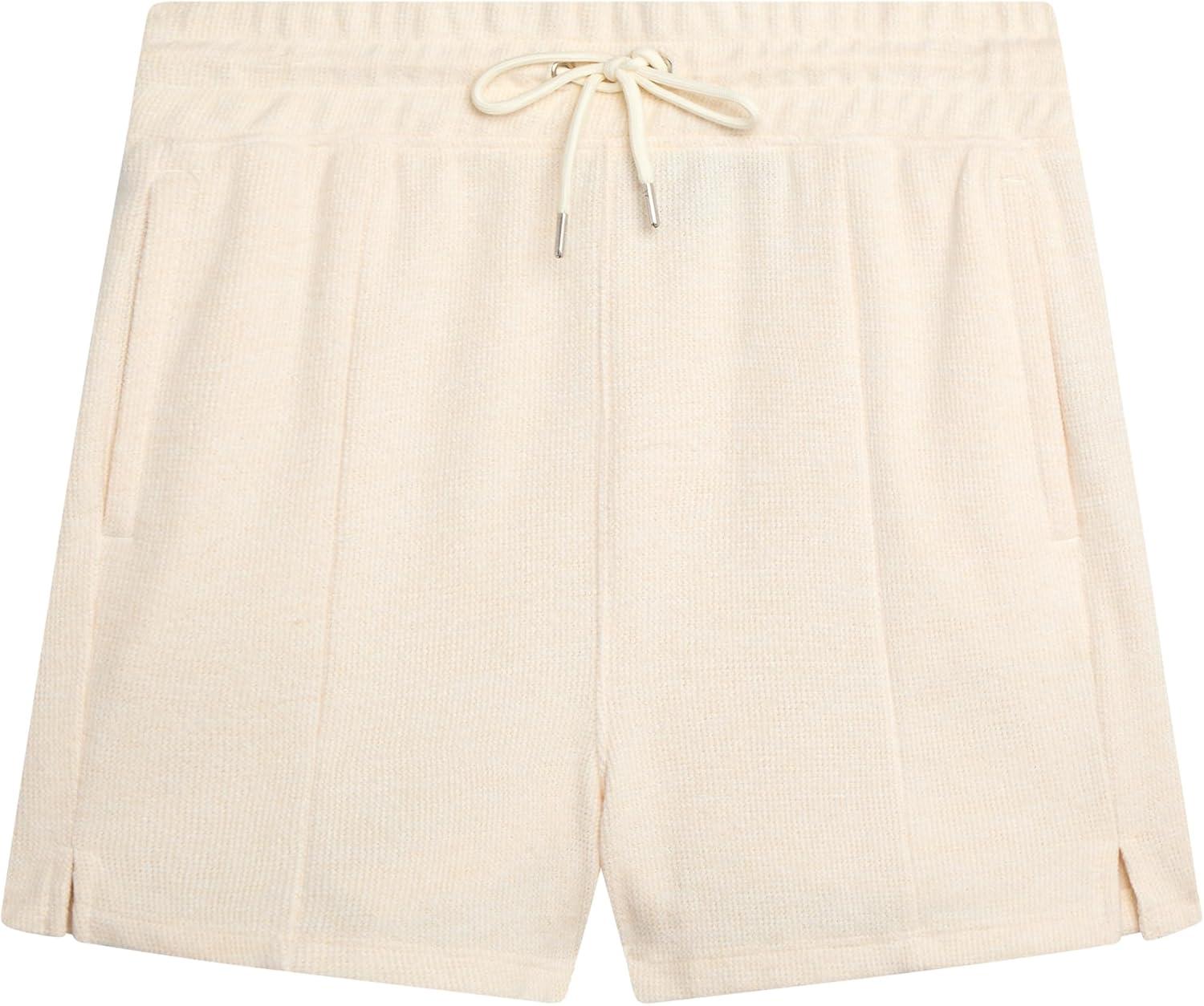 imageSpyder Womens Fleece Shorts Lightweight Cozy Terry Daily Athletic Shorts for Women with Pockets for Gym amp LoungewearPearl