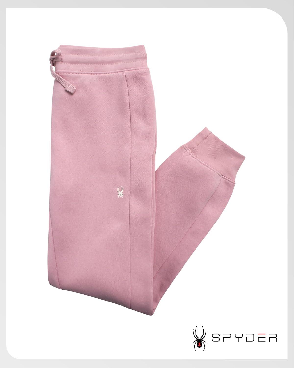 imageSpyder Womens Jogger Pants Slim Fit Athletic Sweatpants Women High Waisted Soft Brushed Fleece Joggers for WomenOrchid