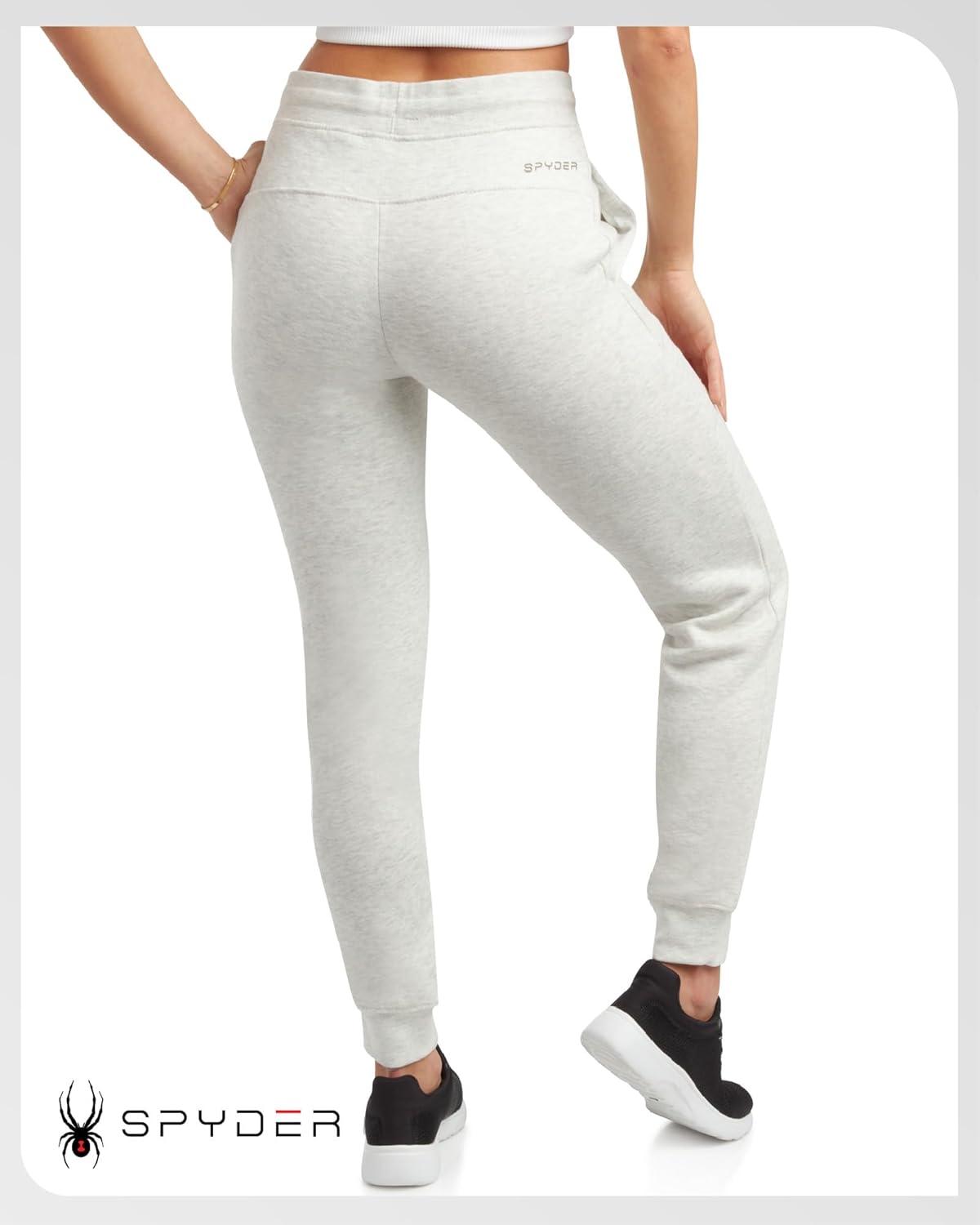 imageSpyder Womens Jogger Pants Slim Fit Athletic Sweatpants Women High Waisted Soft Brushed Fleece Joggers for WomenPearl