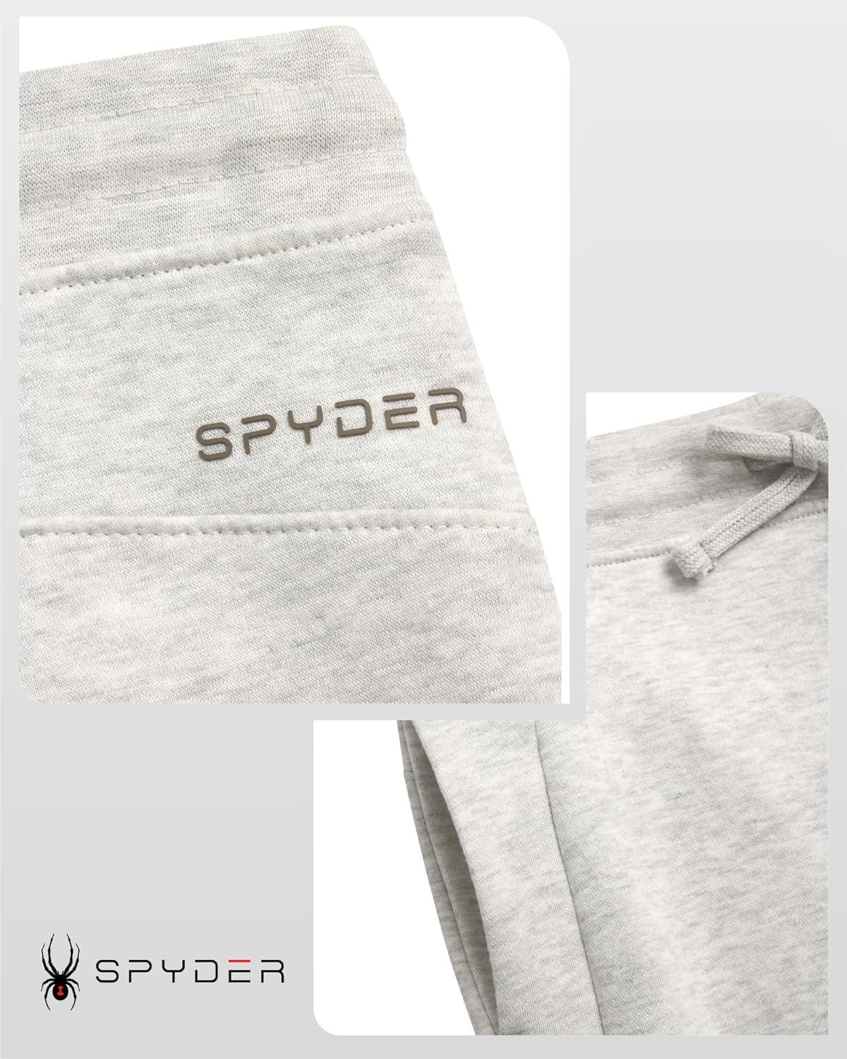 imageSpyder Womens Jogger Pants Slim Fit Athletic Sweatpants Women High Waisted Soft Brushed Fleece Joggers for WomenPearl