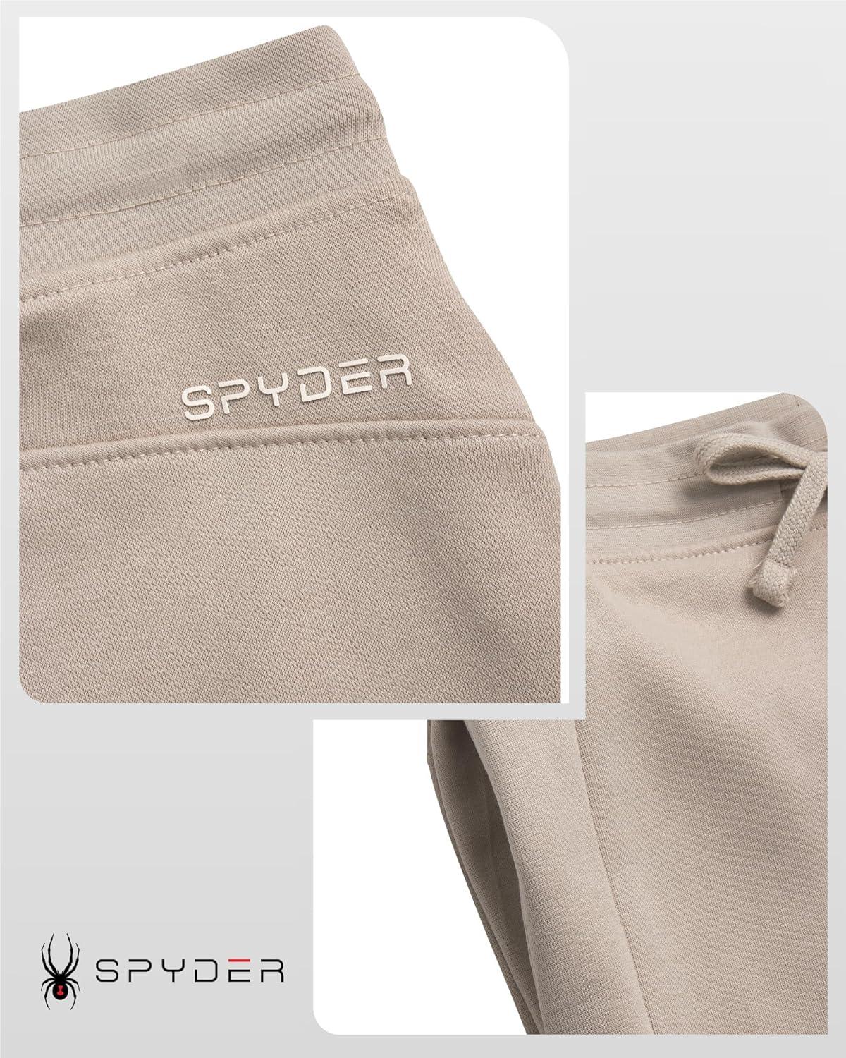 imageSpyder Womens Jogger Pants Slim Fit Athletic Sweatpants Women High Waisted Soft Brushed Fleece Joggers for WomenSandstorm
