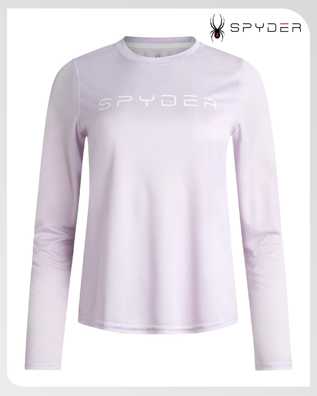 imageSpyder Womens Long Sleeve Athletic Running TShirtLavender