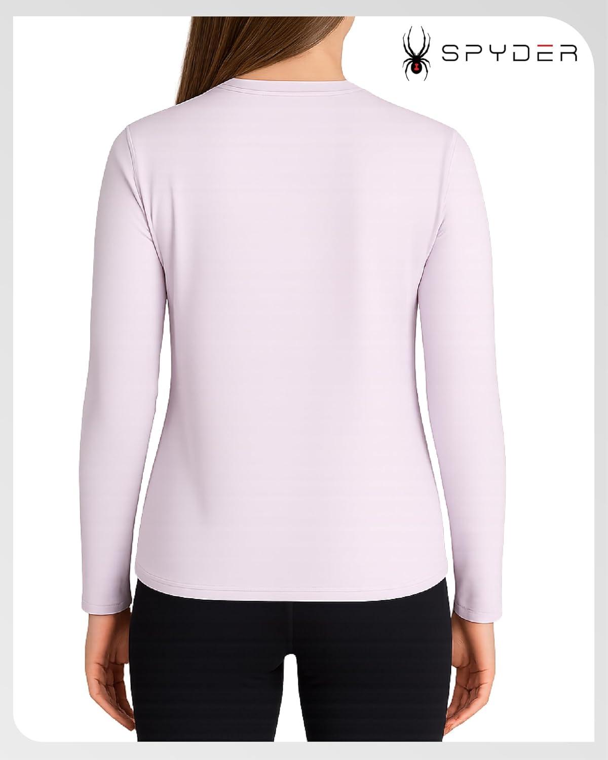 imageSpyder Womens Long Sleeve Athletic Running TShirtLavender