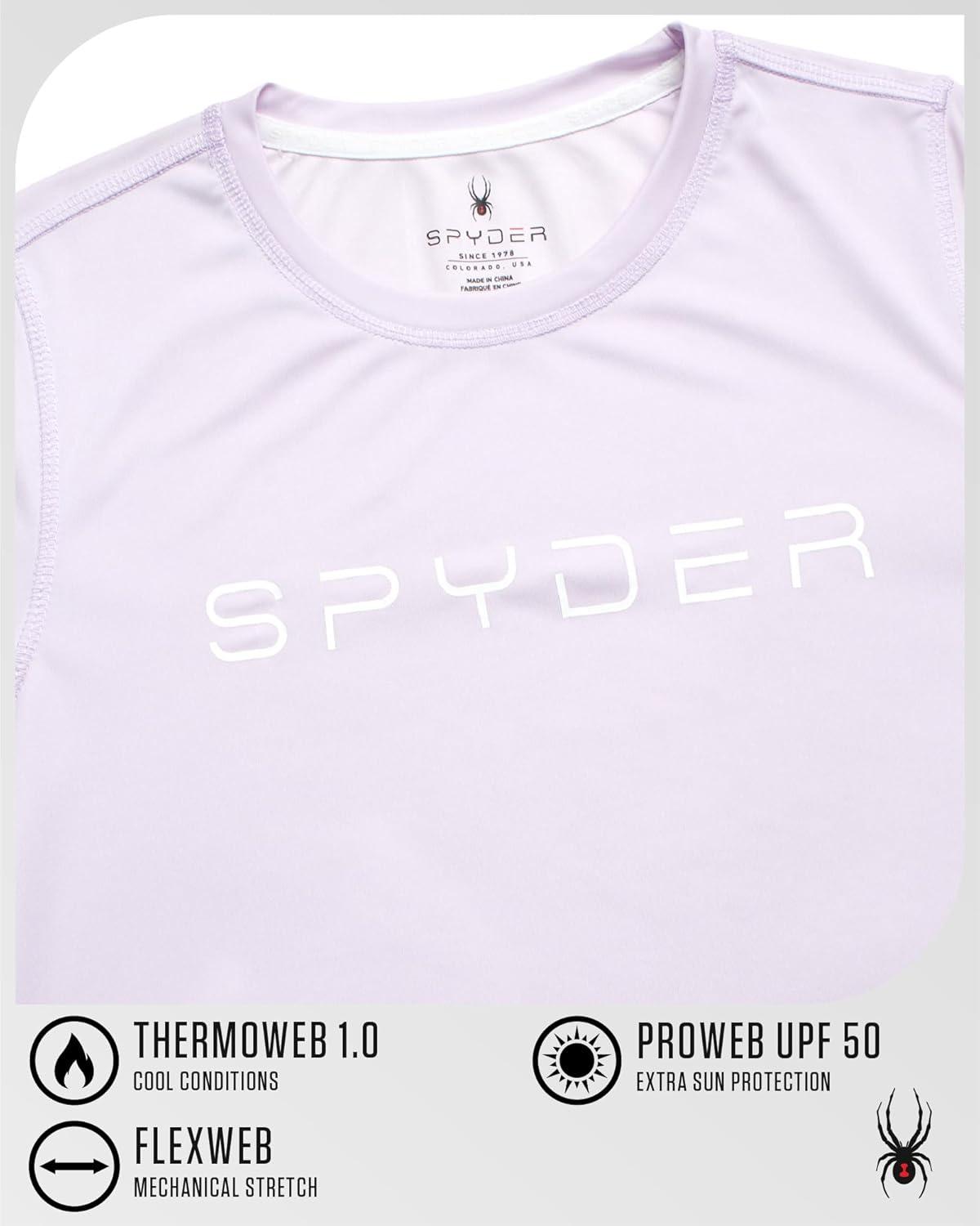 imageSpyder Womens Long Sleeve Athletic Running TShirtLavender