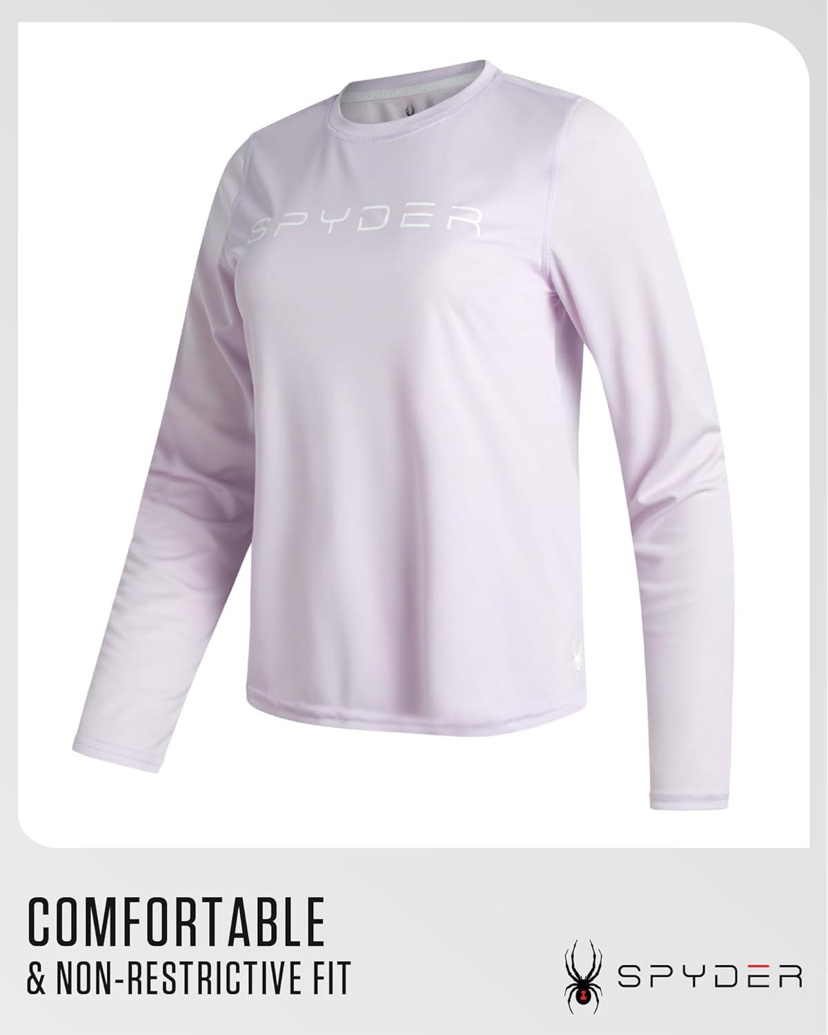 imageSpyder Womens Long Sleeve Athletic Running TShirtLavender