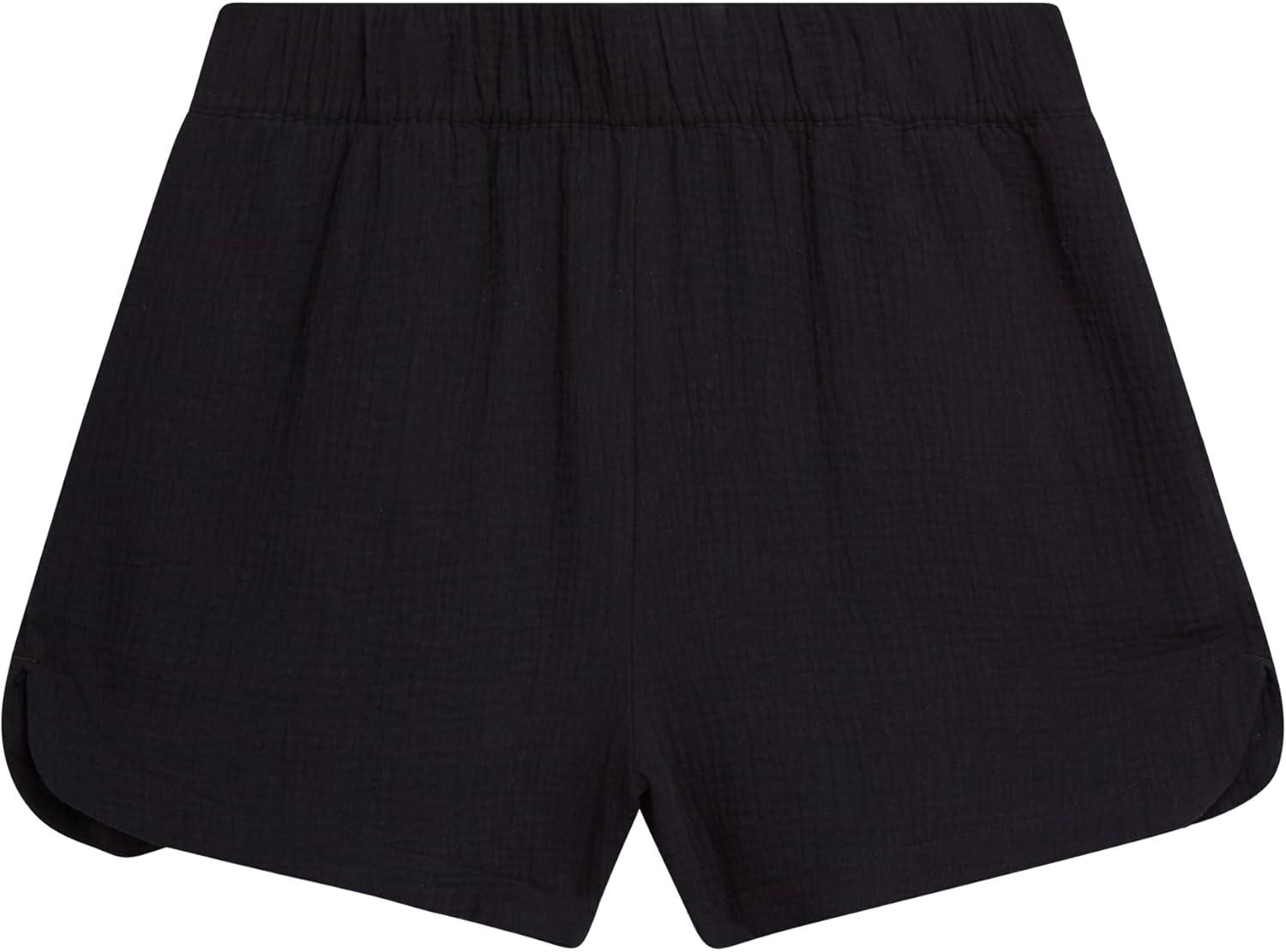 imageSpyder Womens Shorts Lightweight Breathable Woven Pull On Shorts for Women with Side Pockets for Casual Daily WearBlack