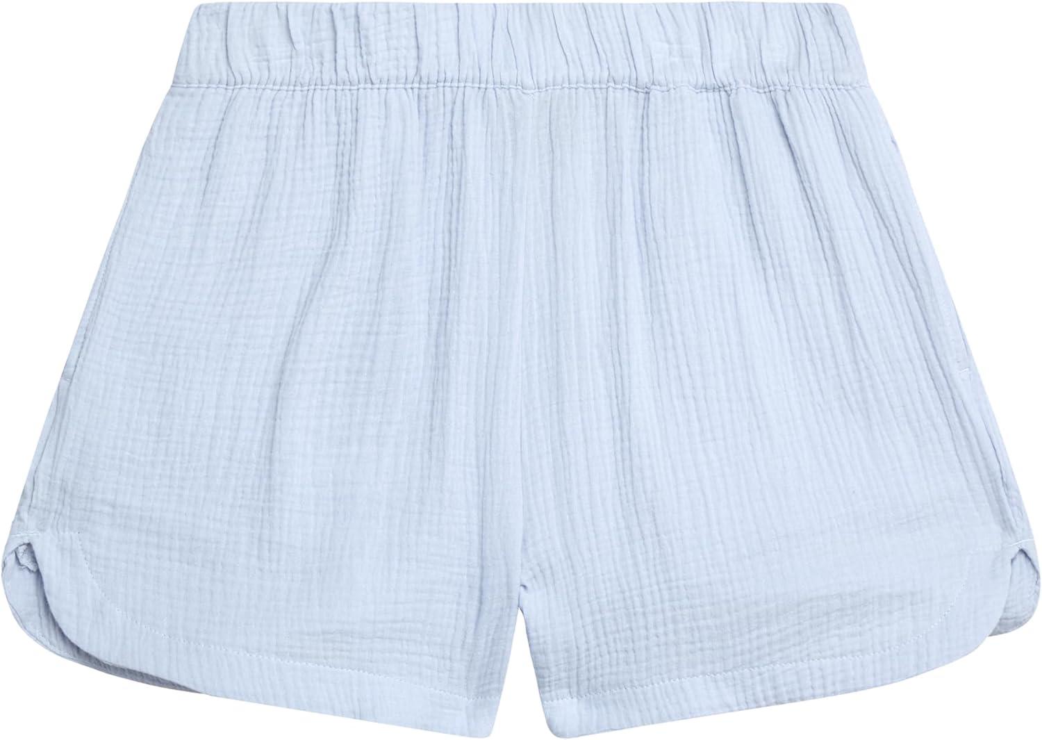 imageSpyder Womens Shorts Lightweight Breathable Woven Pull On Shorts for Women with Side Pockets for Casual Daily WearMist Blue