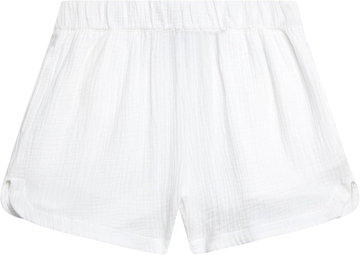 imageSpyder Womens Shorts Lightweight Breathable Woven Pull On Shorts for Women with Side Pockets for Casual Daily WearWhite