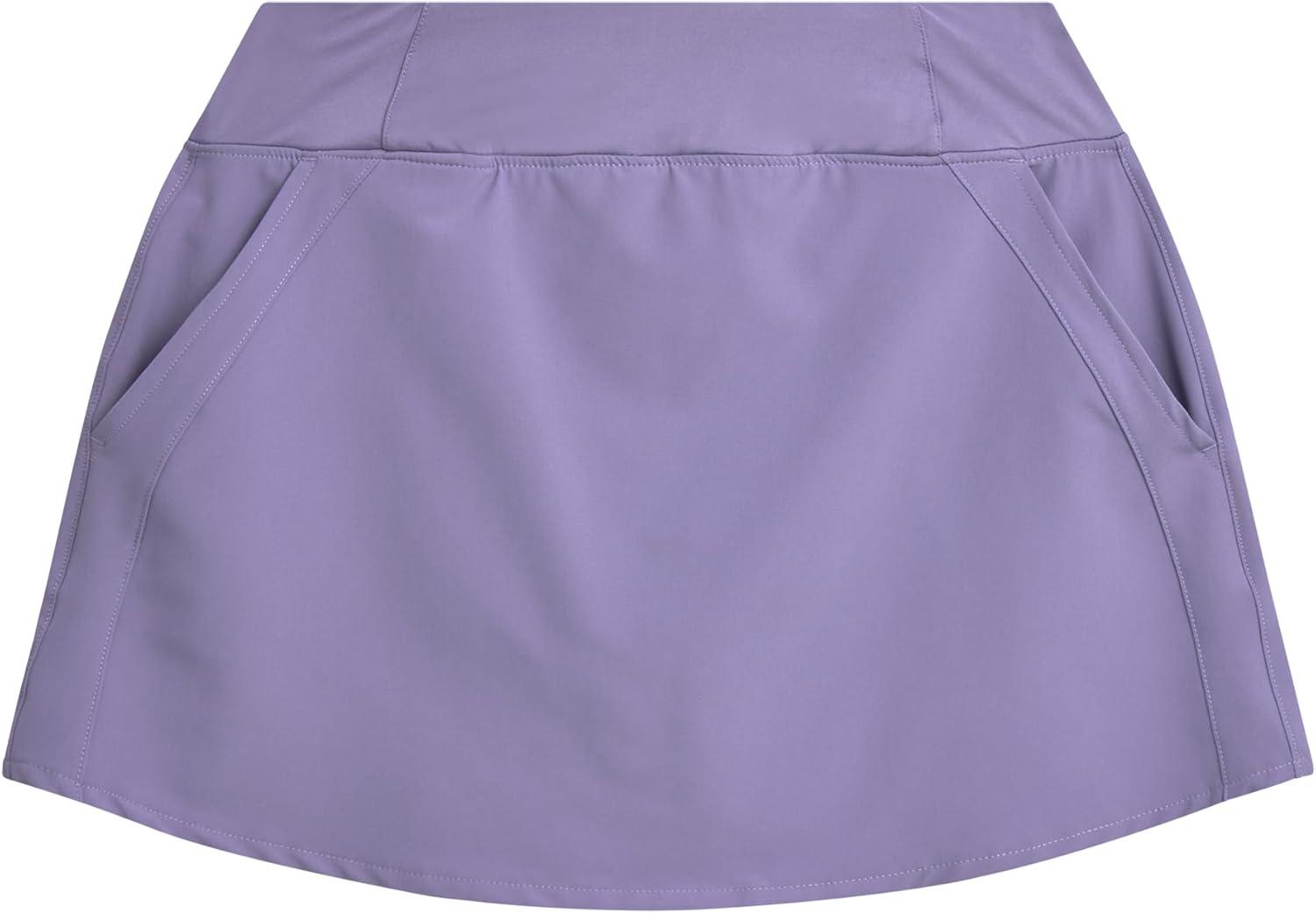 imageSpyder Womens Skort Athletic Stretch Mini Skorts for Women Performance Skirt with Built in Shorts for Golf and TennisCloud Purple