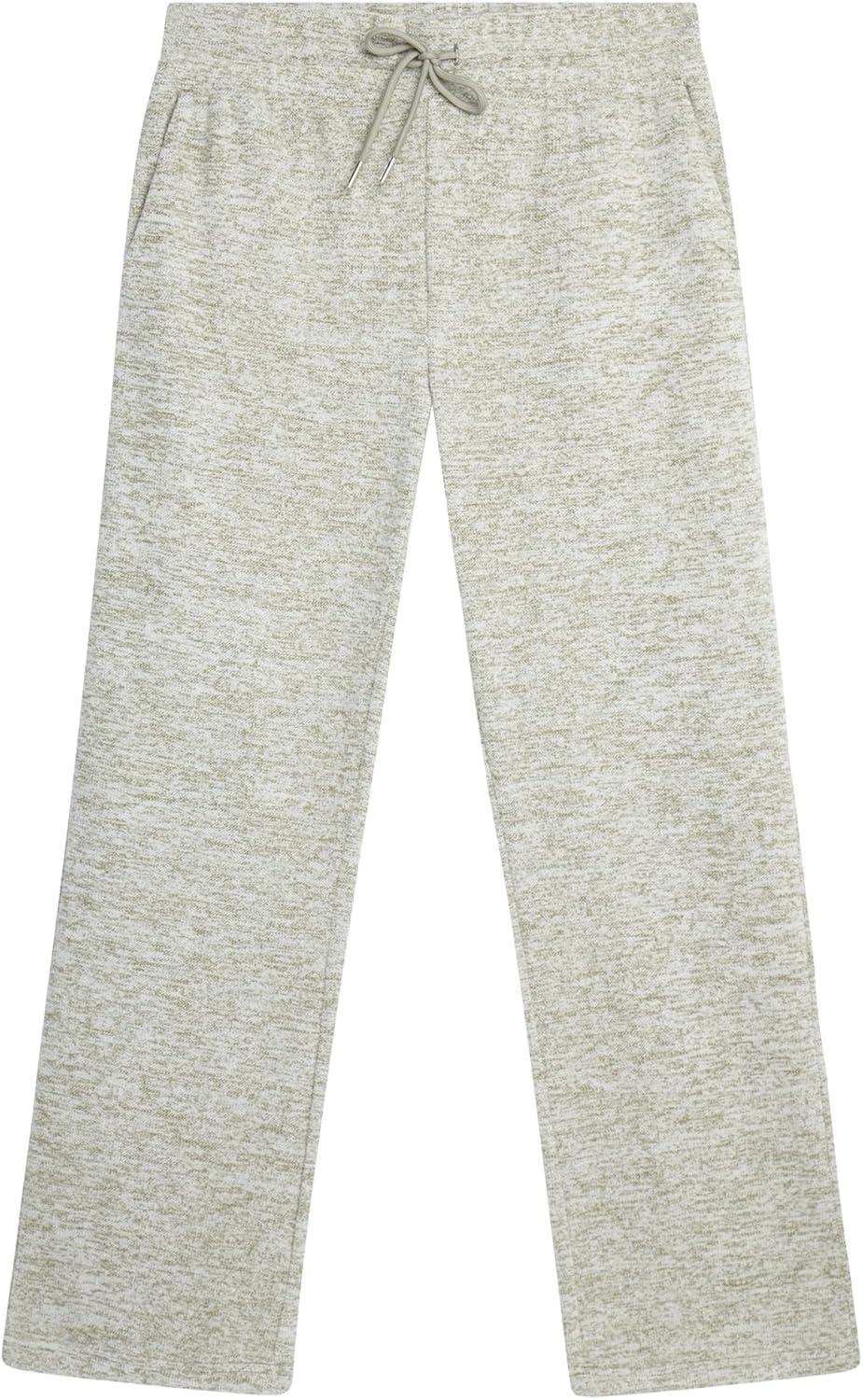 imageSpyder Womens Sweatpants Soft Terry Fleece Sweatpants Women Wide Leg Pants Woman Gym Casual Activewear with PocketsLight Olive