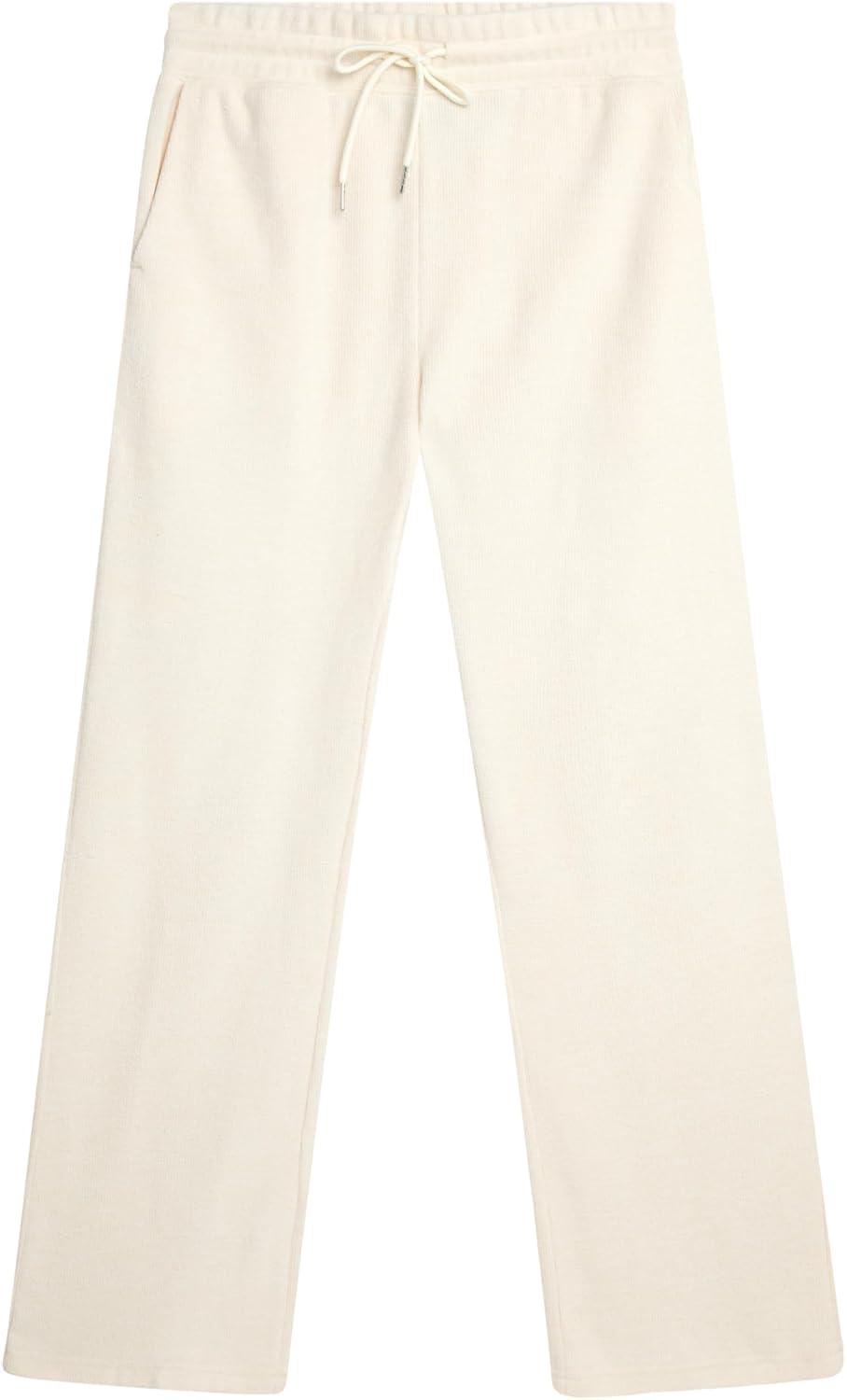 imageSpyder Womens Sweatpants Soft Terry Fleece Sweatpants Women Wide Leg Pants Woman Gym Casual Activewear with PocketsPearl