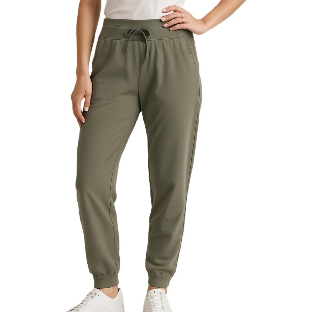 imageSpyder Womens Joggers High Waisted Yoga Pants with Pockets and Drawstring Athletic Workout amp Lounge Sweatpants for WomenAgave