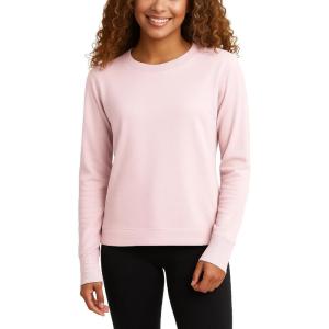 Spyder Womens Crewneck Sweatshirt – Soft Fleece Stretch UPF30+ Lightweight Long Sleeve Pullover Sweatshirt for Women(Pale Mauve Heather)