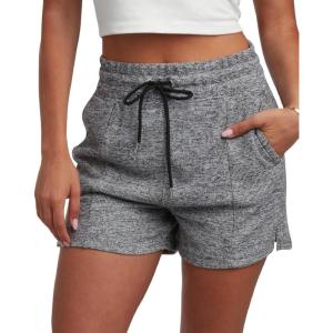 Spyder Womens Fleece Shorts – Lightweight Cozy Terry Daily Athletic Shorts for Women with Pockets for Gym & Loungewear(Black)