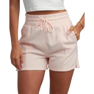 Spyder Womens Fleece Shorts – Lightweight Cozy Terry Daily Athletic Shorts for Women with Pockets for Gym & Loungewear(Peach Blush)