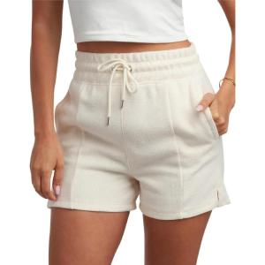 Spyder Womens Fleece Shorts – Lightweight Cozy Terry Daily Athletic Shorts for Women with Pockets for Gym & Loungewear(Pearl)