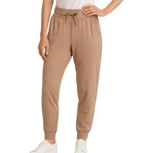 Spyder Womens Joggers – High Waisted Yoga Pants with Pockets and Drawstring – Athletic Workout & Lounge Sweatpants for Women(Toffee)