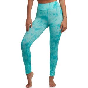 Spyder Womens Leggings – Poly Span Knit UPF 50 Yoga Pants High Waisted Leggings for Women Tummy Control Activewear(Aquamarine)
