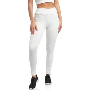 Spyder Womens Leggings – Soft Fleece Leggings with Pockets for Women High Waisted Yoga Pants Workout Gym Activewear(White)