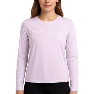 Spyder Women’s Long Sleeve Athletic Running T-Shirt(Lavender)