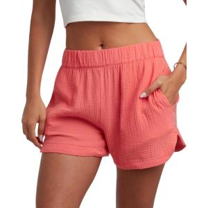 Spyder Womens Shorts – Lightweight Breathable Woven Pull On Shorts for Women with Side Pockets for Casual Daily Wear(Peach Bud)