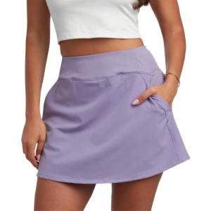Spyder Womens Skort – Athletic Stretch Mini Skorts for Women – Performance Skirt with Built in Shorts for Golf and Tennis(Cloud Purple)
