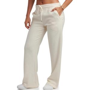 Spyder Womens Sweatpants – Soft Terry Fleece Sweatpants Women Wide Leg Pants Woman Gym Casual Activewear with Pockets(Pearl)