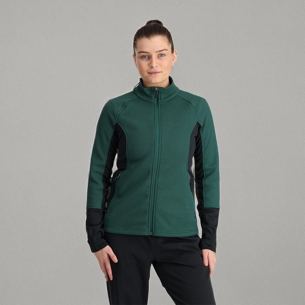 imageSpyder Womens Bandita Full Zip SweaterCypress Green