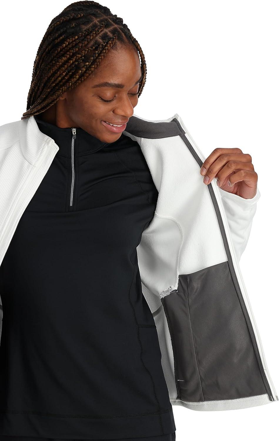 imageSpyder Womens Bandita Full Zip SweaterWhite