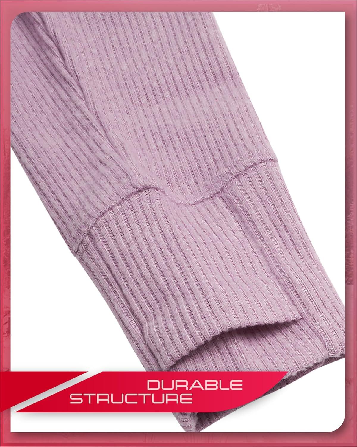 imageSpyder Womens Sweater Lightweight Fall Fashion Womens Top Wind Resistant Cozy Ribbed Pullover Knit Sweaters for WomenOrchid Heather