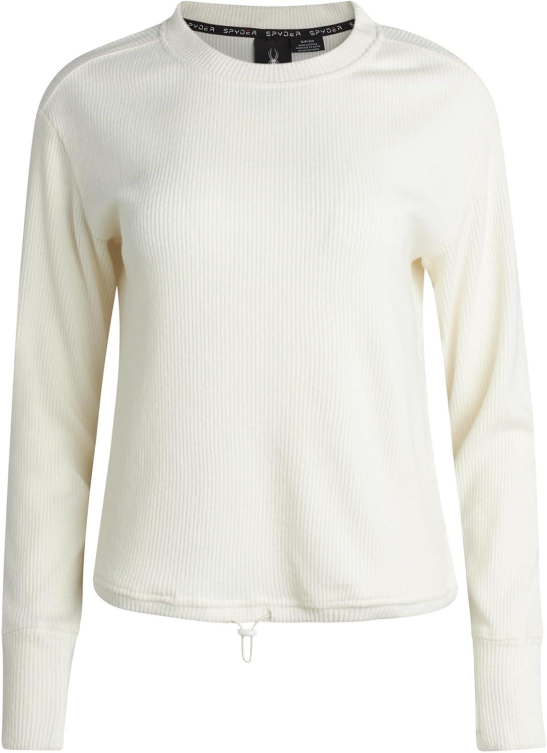 imageSpyder Womens Sweater Lightweight Fall Fashion Womens Top Wind Resistant Cozy Ribbed Pullover Knit Sweaters for WomenPearl
