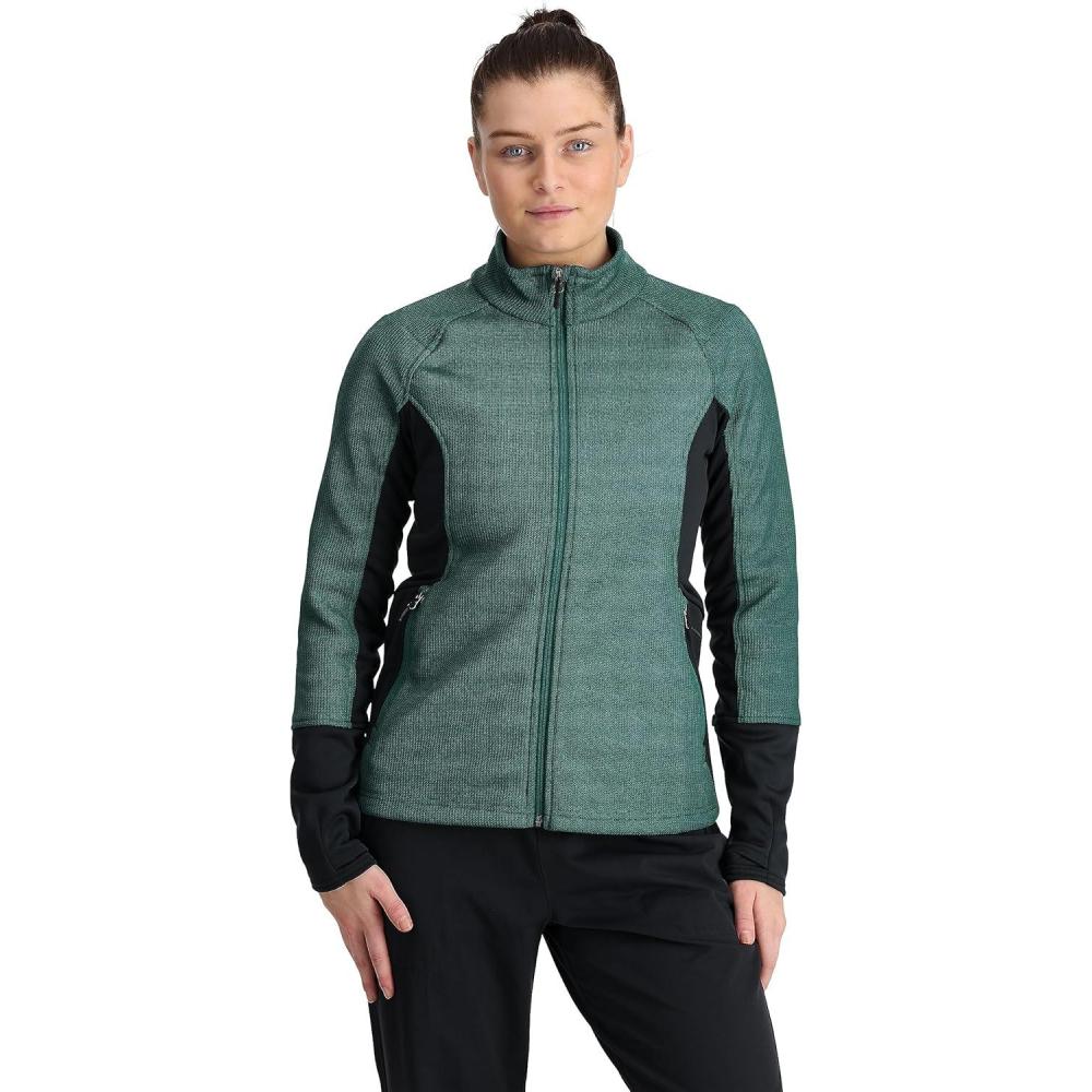 imageSpyder Womens Bandita Full Zip SweaterCypress Green