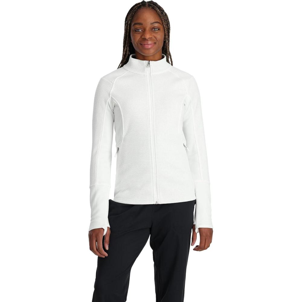 imageSpyder Womens Bandita Full Zip SweaterWhite