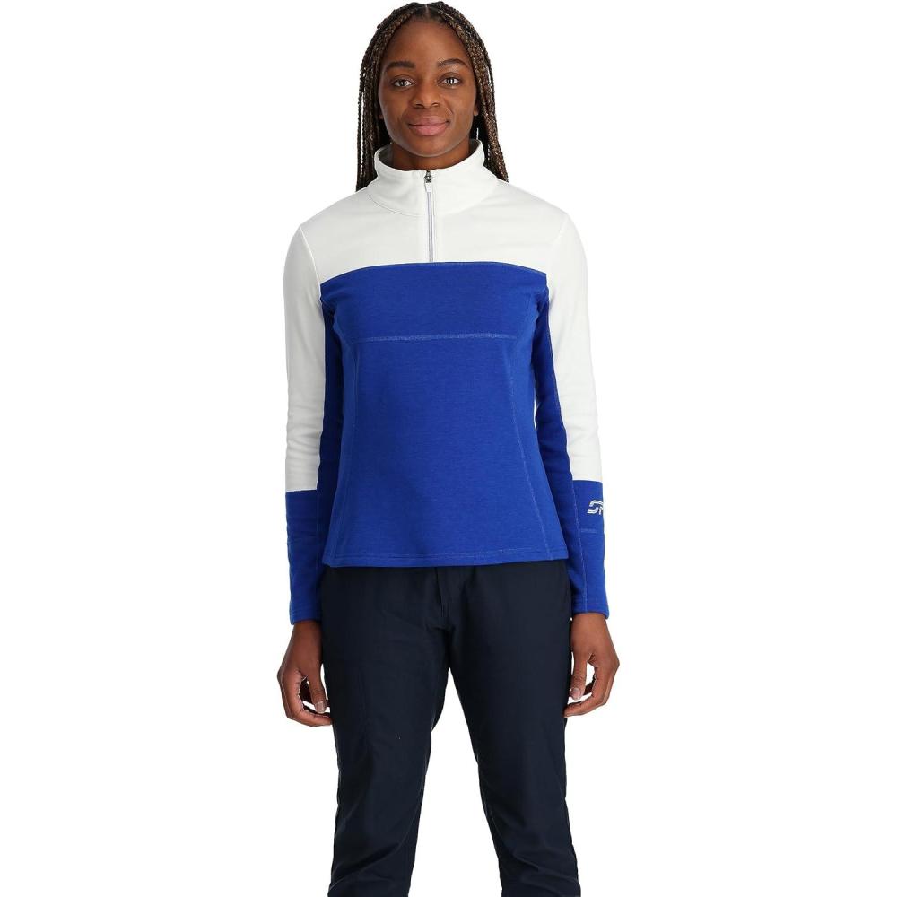 imageSpyder Womens Speed Fleece Half Zip Fleece JacketElectric Blue