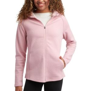 Spyder Womens Fleece Sweatshirt – UPF 30+ Athletic Fleece Zip Up Wind Resistant Sweatshirt Cozy Knit Hoodies for Women(Mauve Rose)