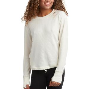 Spyder Womens Sweater – Lightweight Fall Fashion Womens Top – Wind Resistant Cozy Ribbed Pullover Knit Sweaters for Women(Pearl)
