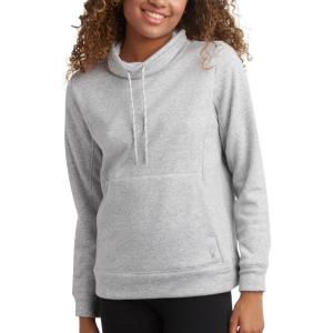 Spyder Womens Sweatshirt – Wind-Resistant Athletic Mock Neck Womens Tops – Plush Fleece Pullover Sweatshirts for Women(Light Heather Grey)