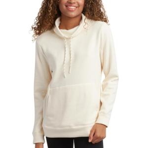 Spyder Womens Sweatshirt – Wind-Resistant Athletic Mock Neck Womens Tops – Plush Fleece Pullover Sweatshirts for Women(Pearl)