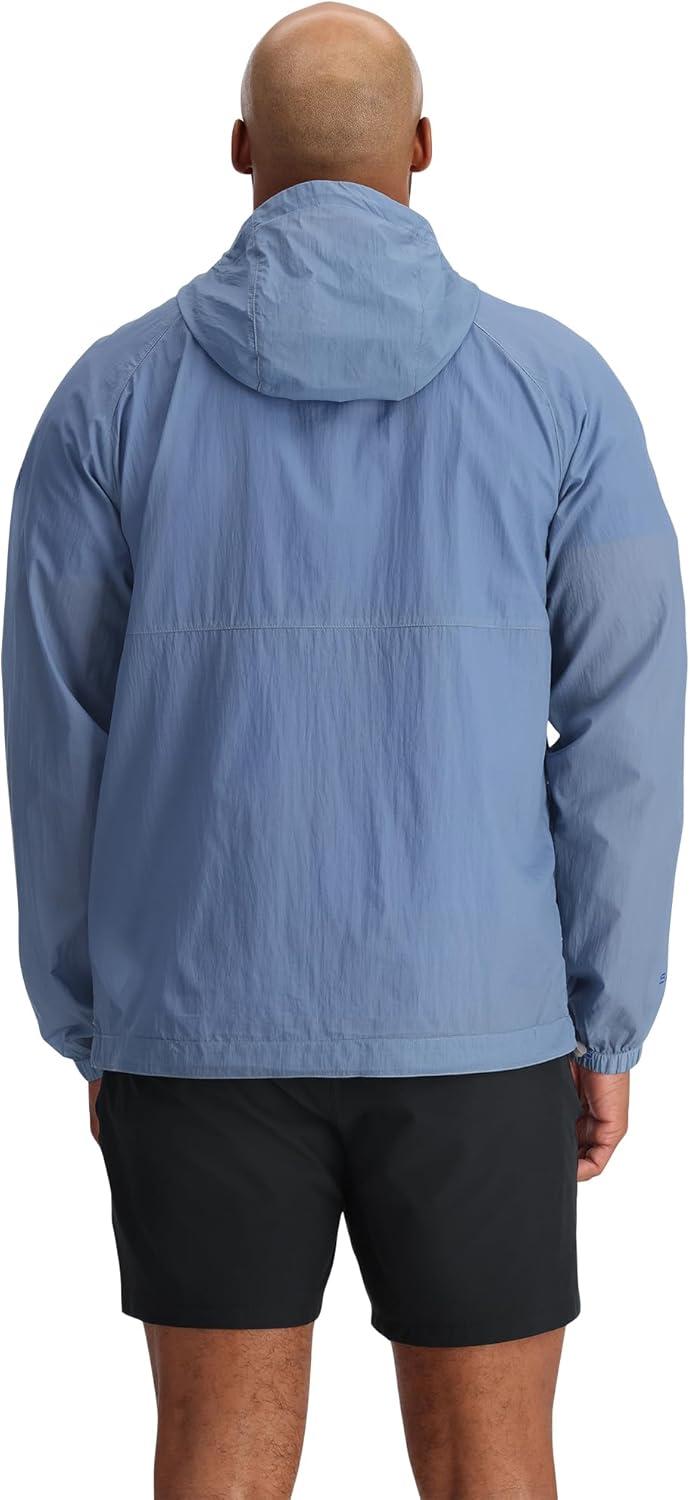 imageSpyder Mens Boulder Lite WindbreakerBlue Fog